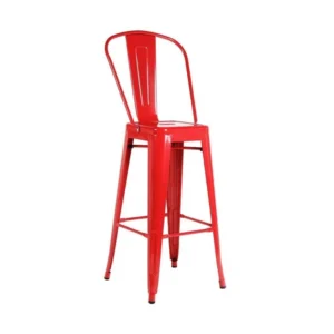 mobiliario-contract-taburete tol hi acero rojo